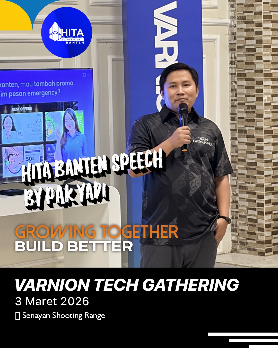 Tech Gathering 2026 🚀Growing Together, Build Better.Terima kasih kepada Varnion atas kolaborasi (2)